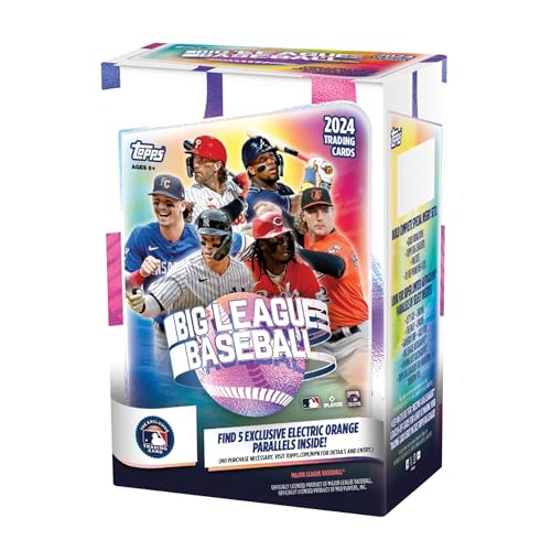2024 Topps Big League Baseball Vorteilsbox, 10 Packungen pro Box von Topps