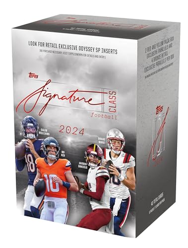 2024 Topps Signatur-Klasse Fußball-Sammelkartenbox (Siehe für den Einzelhandel exklusive Odyssey SP-Einsätze) von Topps