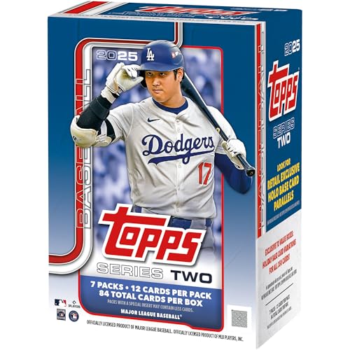 2025 Topps Baseball Serie 2, werksseitig versiegelt, Vorteilsbox von Topps