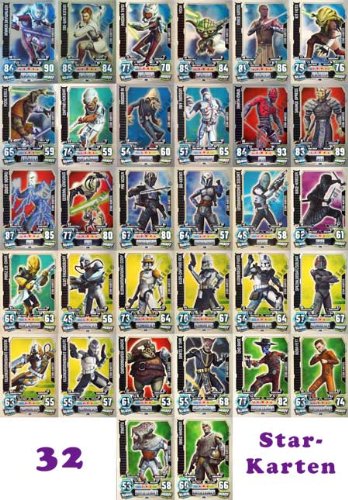 Force Attax Serie 3 Alle Starkarten (Komplettset 32 Karten) deutsch von Topps