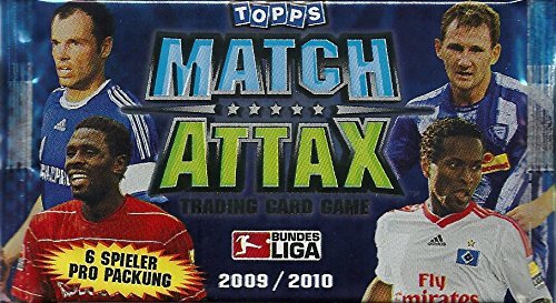 Match Attax - Saison 2009/10 - 1 Packung (6 Karten) von Topps