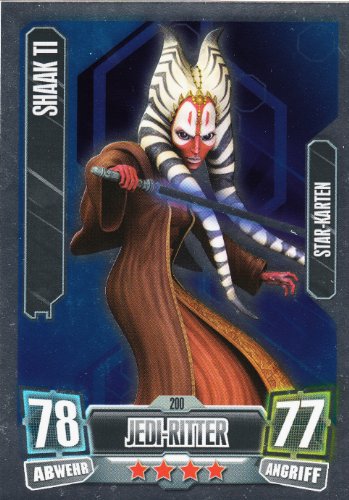 Topps Star Wars Sammelkarte 200 Shaak TI Jedi-Ritter Star Card Deutsch - 1 Stück Topps Star Wars Sammelkarte 200 Shaak TI Jedi-Ritter Star Card Deutsch - 1 Stück von Topps