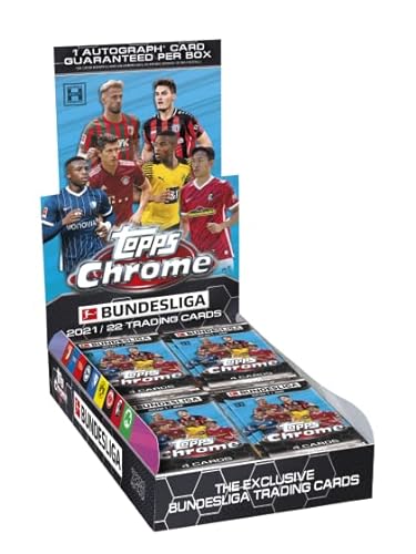 Topps 2021/22 Chrome Bundesliga Soccer (Fussball) Hobby Box von Topps