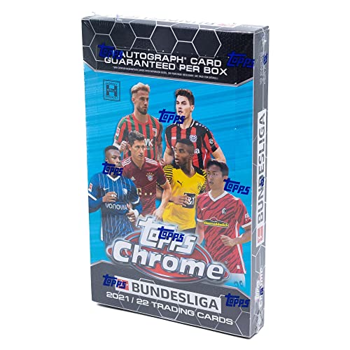 Topps 2021/22 Chrome Bundesliga Soccer (Fussball) Hobby Box von Topps