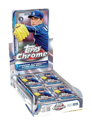 Topps 2025 Chrome Baseball Hobby Box Topps 2025 Chrome Baseball Hobby Box von Topps