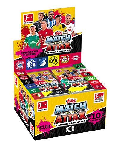 Topps BL19-DE3/D European Soccer Club Sammelkarten 2018/19, 36 Booster im Display, Bunt von Topps