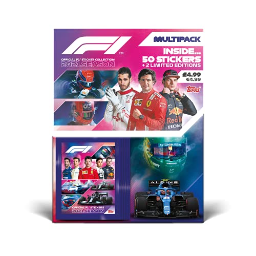 Topps F1 Turbo Attax Multipack - Sammelsticker mit 232 Aufklebern, limitierte Editionen, Officially Licensed von Topps