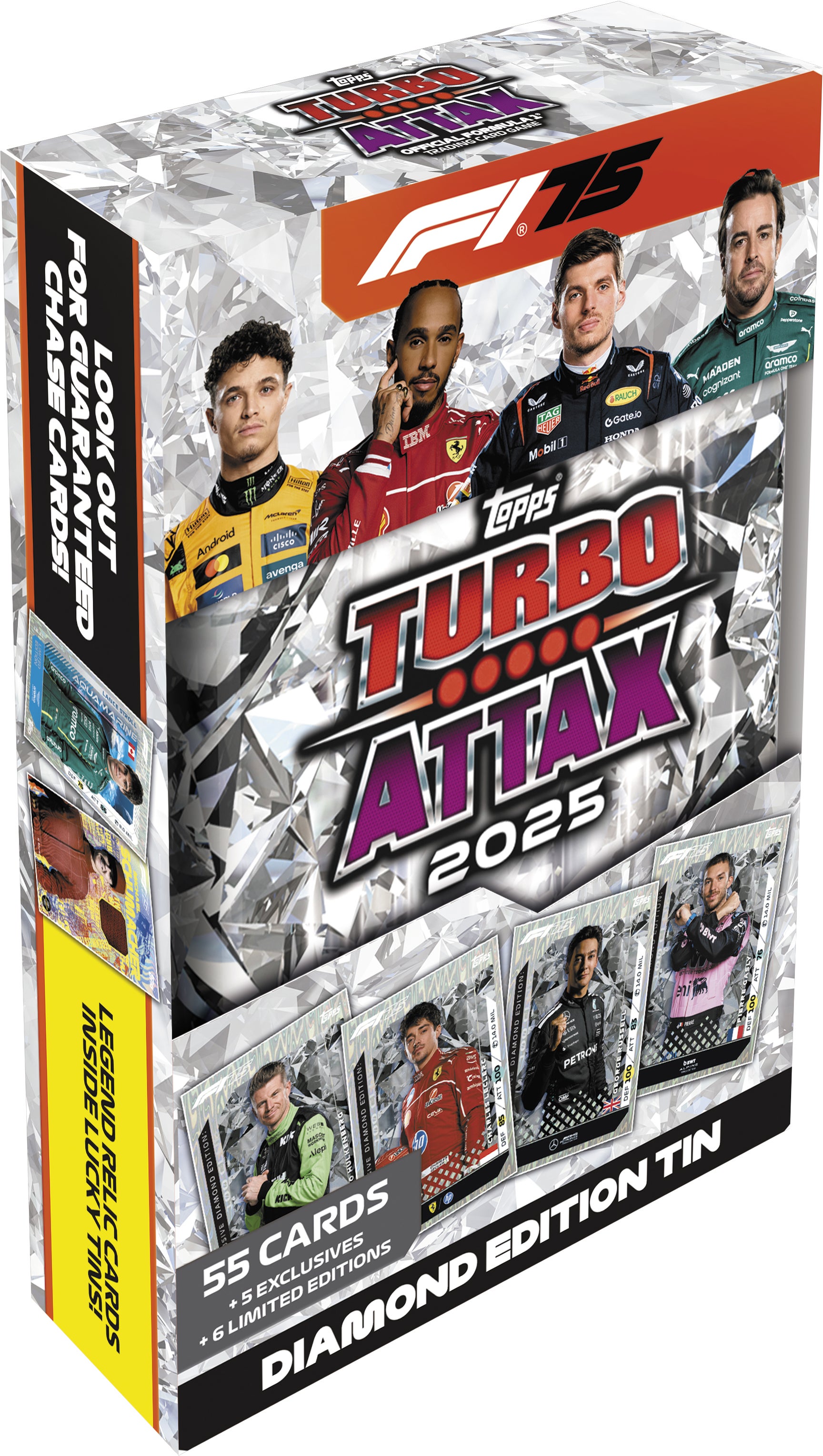Topps Formula 1 Sammelkarten Turbo Attax Mega Tin Diamond Edition von Topps