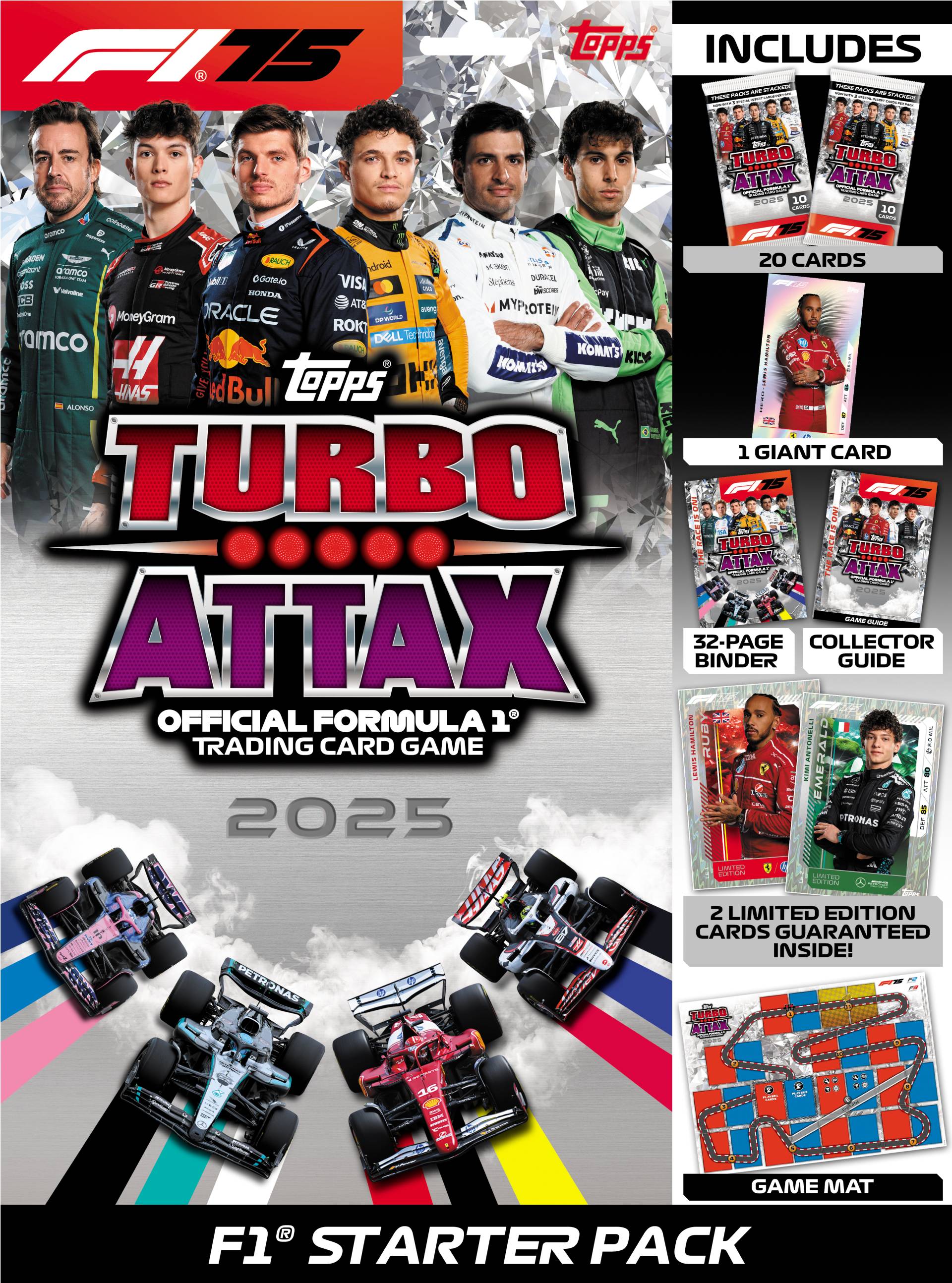 Topps Formula 1 Sammelkarten Turbo Attax Starterset von Topps