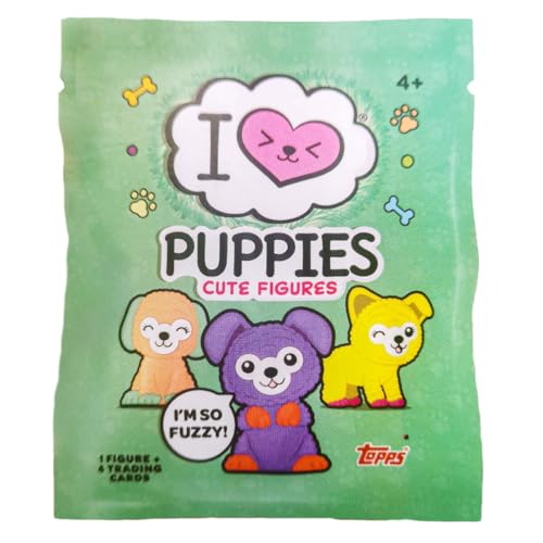 Topps I Love Puppies Cute Figure Pack | Enthält 1 Mystery Puppy Figur von Topps