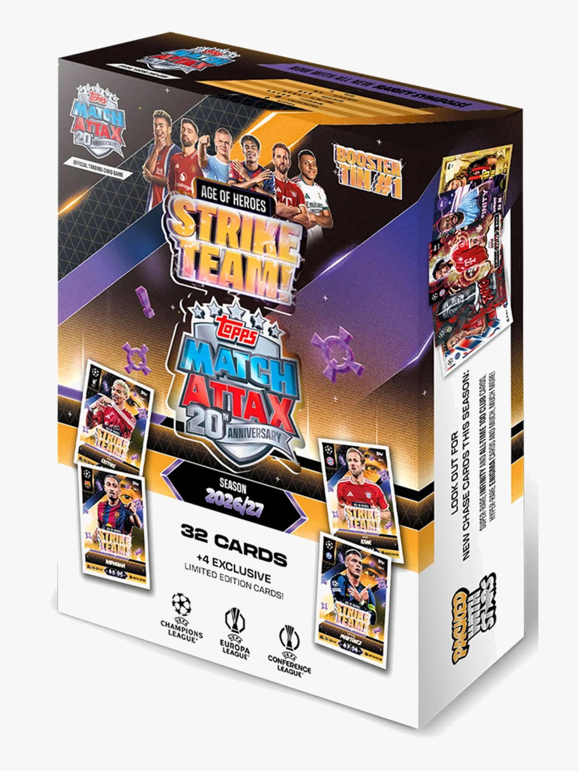 Topps Match Attax Champions League Sammelkarten Booster Tin Gemischt von Topps