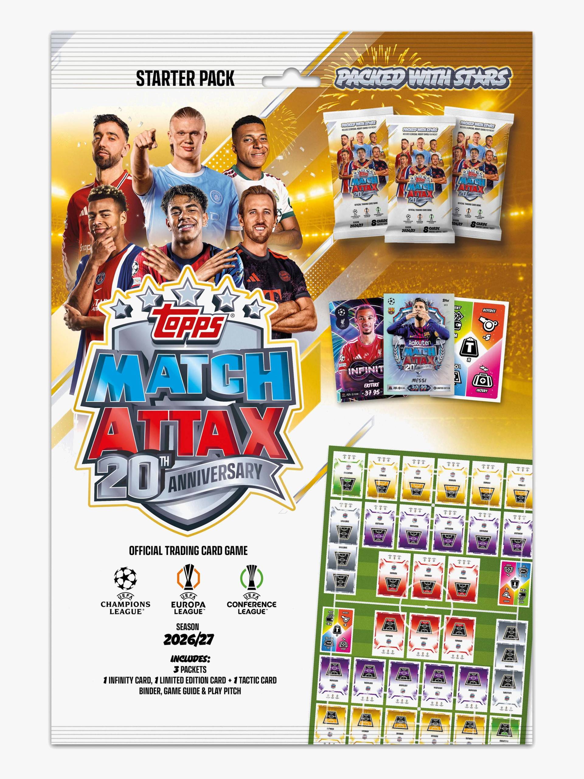 Topps Match Attax Champions League Sammelkarten Starter-Pack von Topps