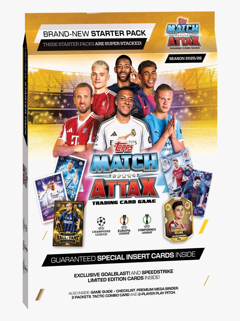 Topps Match Attax Sammelpäckchen Starter-Set Topps Match Attax Sammelpäckchen Starter-Set von Topps