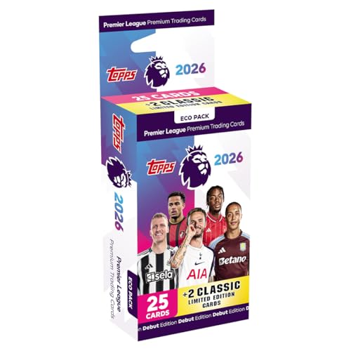 Topps Premier League 2025/26 Eco Pack Sammelkarten Topps Premier League 2025/26 Eco Pack Sammelkarten von Topps
