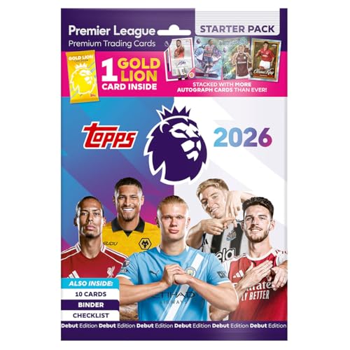 Topps Premier League 2025/26 Starter Pack Sammelkarten von Topps