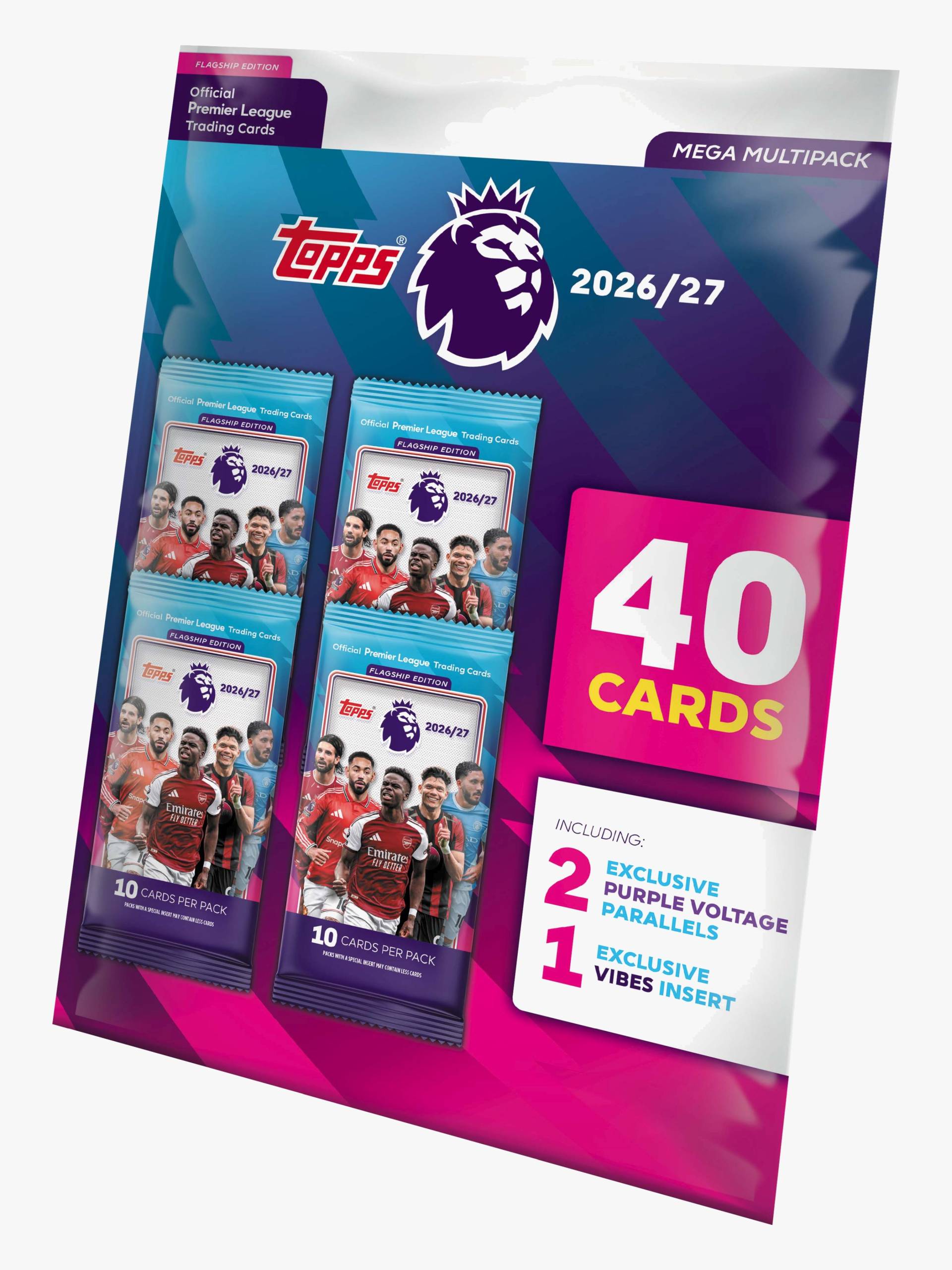 Topps Premier League Sammelkarten Mega-Pack von Topps