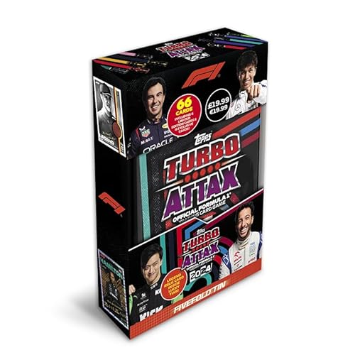 Topps Turbo Attax Formel 1 2024 - Mega Tin Five Fold - enthält 66 Sammelkarten, darunter eine garantierte Michael Schumacher Limited Edition Karte plus 5 weitere LE-Karten Topps Turbo Attax Formel 1 2024 - Mega Tin Five Fold - enthält 66 Sammelkarten, darunter eine garantierte Michael Schumacher Limited Edition Karte plus 5 weitere LE-Karten von Topps
