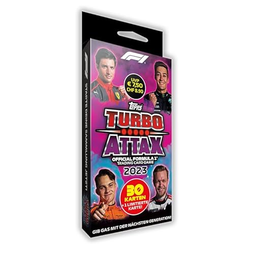 Topps Turbo Attax Formula 1 2023, Trading Cards - Display Box (Eco Box) von Topps