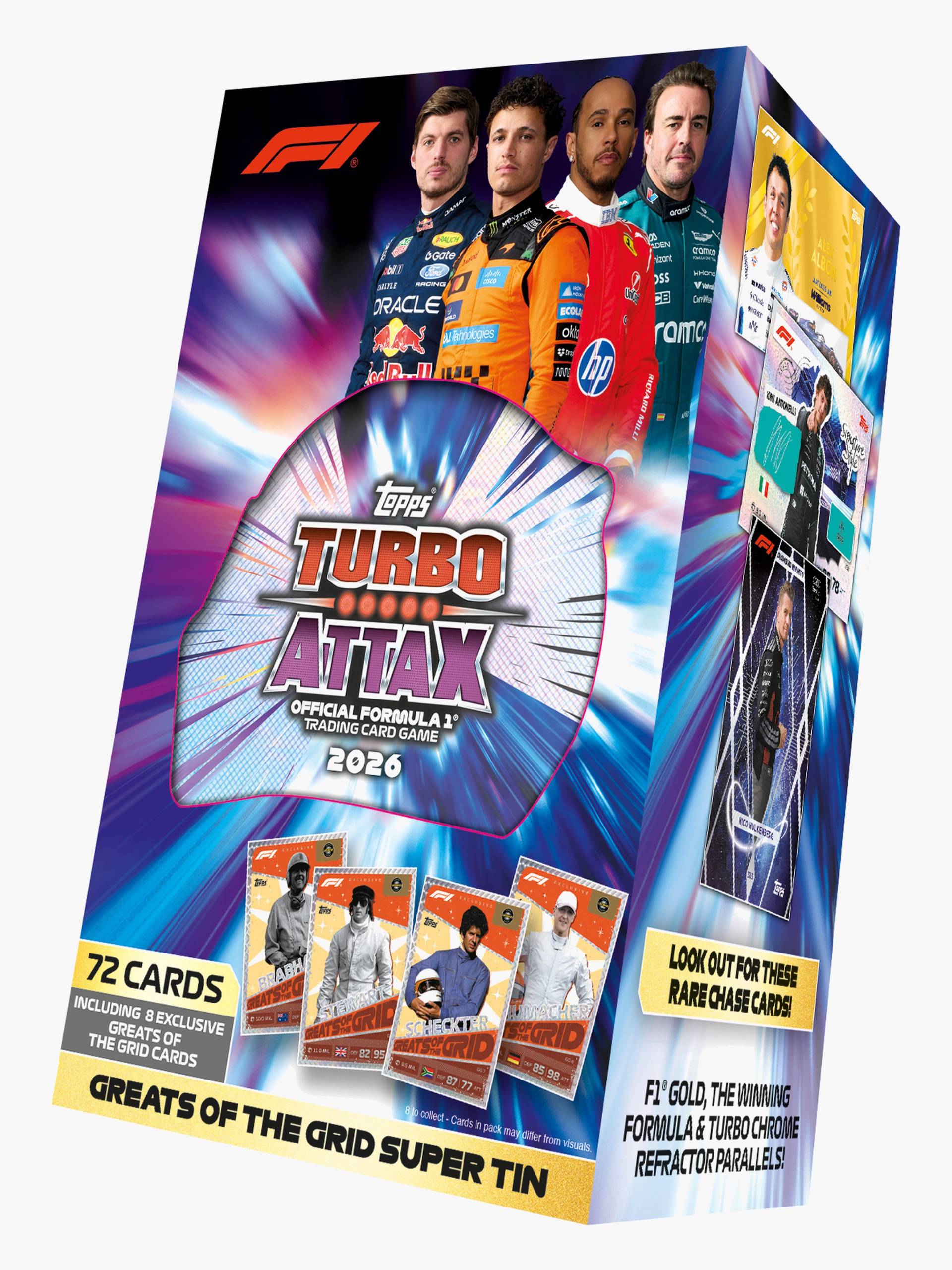 Topps Turbo Attax Formula 1 Sammelkarte Super Tin von Topps