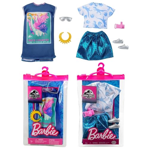 Barbie Kleidungs- und Accessoires-Set, Doppelpack – JW – GRD47 & GRD48 von Toptoys2u Bargain Bundles