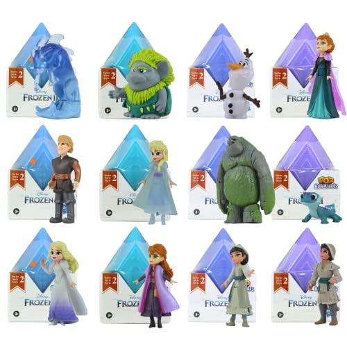 Disney Die Eiskönigin 2 Pop Adventures Series 2 Blindboxen identifiziert - 5 cm bewegliche Minifiguren - Die 12 Figuren von Toptoys2u Bargain Bundles