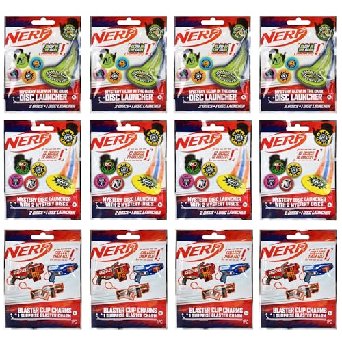 Nerf - Blind Bag Party Favor Sets - 4 von jedem Stil, 12 Stück von NERF