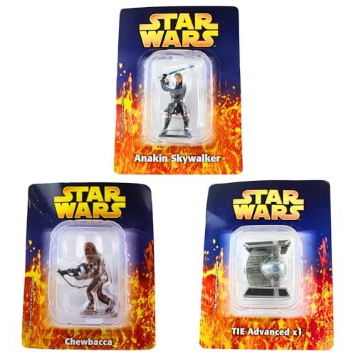 Star Wars DeAgostini Vintage Diecast Figuren - Set 2, 3 Stück von Toptoys2u Bargain Bundles