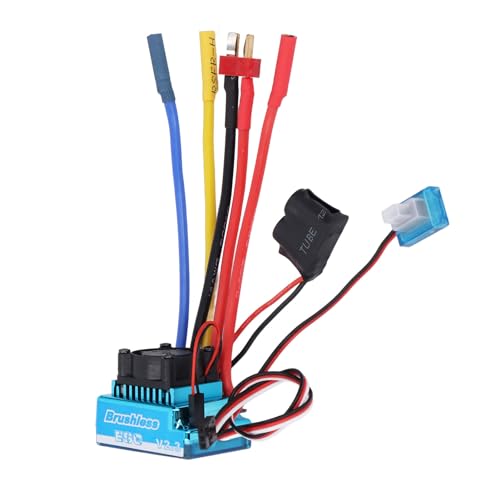 Topyond 60A bürstenloser Regler, wasserdichter elektronischer Geschwindigkeitsregler, 2-3S LiPo-kompatibel, 5,8 V/3 A BEC, Proportionalbremsen, bürstenloser Motorregler für 1/10 Topyond 60A bürstenloser Regler, wasserdichter elektronischer Geschwindigkeitsregler, 2-3S LiPo-kompatibel, 5,8 V/3 A BEC, Proportionalbremsen, bürstenloser Motorregler für 1/10 von Topyond