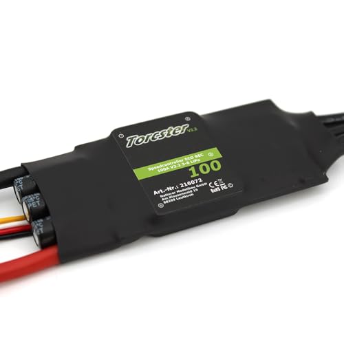 Torcster 216072 Speedcontroller ECO BEC 100A V2.2 ESC Brushless Speed Controller Regler für RC Flugzeug Torcster 216072 Speedcontroller ECO BEC 100A V2.2 ESC Brushless Speed Controller Regler für RC Flugzeug von Torcster