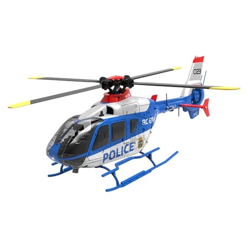 Torcster Hubschrauber H-135 Police Brushless 6G 281mm RTF 2,4G Ferngesteuert 3D Anfänger Indoor Heli von Torcster