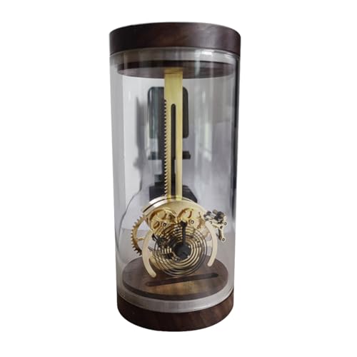 Torquino 3 Minuten Sanduhr Timer, Metall Holzrahmen Dekorativer Timer mit mechanischem Getriebe für Zuhause, Küche, Büro und Hochzeitsdekoration von Torquino