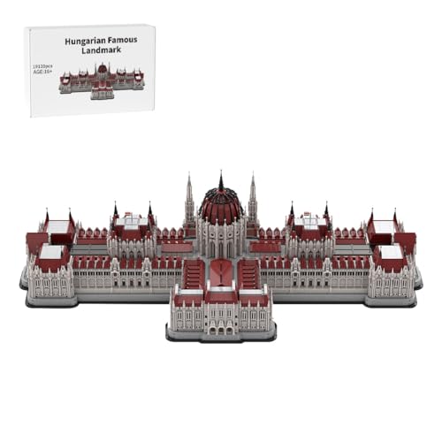 Torquino Architecture Bausteine Set, Ungarisches Parlament Baukasten, Weltberühmte Wahrzeichen Modell für Erwachsene, MOC-219956, 19120 Teile von Torquino