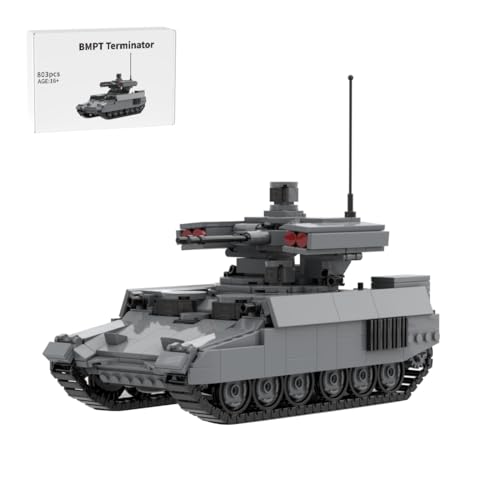 Torquino BMPT Panzer Baustein, Hauptkampfpanzer Modellbausatz, Militärfahrzeug Bausätze, Sammelarmee-Modell für Erwachsene, 803 Teile Torquino BMPT Panzer Baustein, Hauptkampfpanzer Modellbausatz, Militärfahrzeug Bausätze, Sammelarmee-Modell für Erwachsene, 803 Teile von Torquino