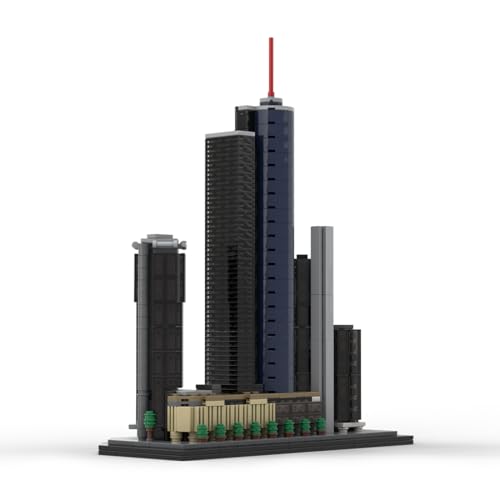 Torquino Deutschland Architecture Bausteine, Deutschland Frankfurter Main Tower Architektur Modellbausatz, Weltberühmte Wahrzeichen Modell für Erwachsene, MOC-176840, 1246 Teile Torquino Deutschland Architecture Bausteine, Deutschland Frankfurter Main Tower Architektur Modellbausatz, Weltberühmte Wahrzeichen Modell für Erwachsene, MOC-176840, 1246 Teile von Torquino