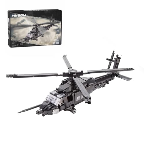 Torquino MH60M Hubschrauber Bausteine Set, Militär Hubschrauber Baustein, Militär Flugzeuge Sammlermodelle für Erwachsene, 1057 Teile Torquino MH60M Hubschrauber Bausteine Set, Militär Hubschrauber Baustein, Militär Flugzeuge Sammlermodelle für Erwachsene, 1057 Teile von Torquino