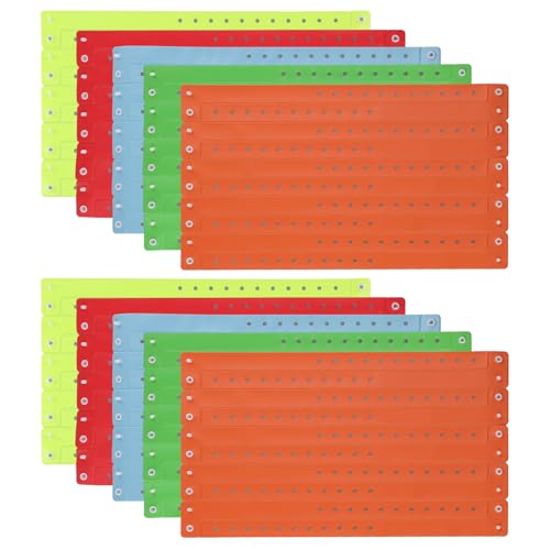 Torribala 100 Stück Kunststoffarmbänder Bunte Armbänder für Partys Armbänder für Konzert Mottoparty Karneval 5 Farben Torribala 100 Stück Kunststoffarmbänder Bunte Armbänder für Partys Armbänder für Konzert Mottoparty Karneval 5 Farben von Torribala