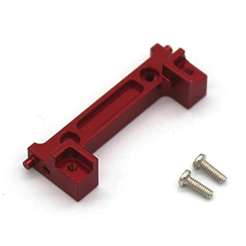 Torribala Heckstoßstangenhalterung aus Metall für 1/18 FMS Patriot Katana K10 RC Car Upgrade Parts, Rot von Torribala