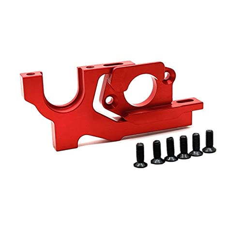 Torribala Motorhalterung verstellbar aus Metall für 104072 104001 104002 1/10 RC Car Upgrades Parts Zubehör, Rot Torribala Motorhalterung verstellbar aus Metall für 104072 104001 104002 1/10 RC Car Upgrades Parts Zubehör, Rot von Torribala