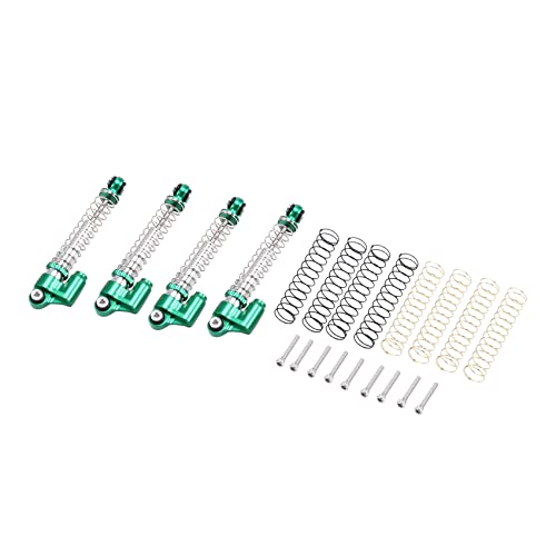 Torribala Teleskopischer Stoßdämpfer mit Gewinde aus Aluminium, 43 mm, für 1/24 RC Auto Axial SCX24 AXI90081, Micro-Typ, Traktor Orua, 2 Torribala Teleskopischer Stoßdämpfer mit Gewinde aus Aluminium, 43 mm, für 1/24 RC Auto Axial SCX24 AXI90081, Micro-Typ, Traktor Orua, 2 von Torribala