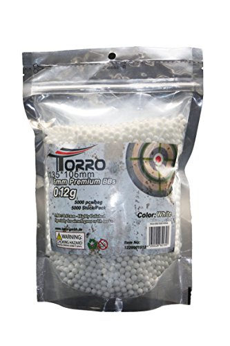 Torro 5000 Schuss 6mm Munition BB's Softair; Panzer Farbe Weiß Torro 5000 Schuss 6mm Munition BB's Softair; Panzer Farbe Weiß von Torro