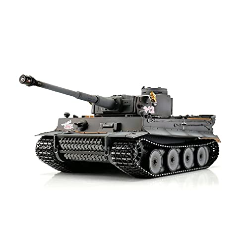Torro RC Panzer, Tank 1/16 RC Tiger I Frühe AUSF. grau BB Rauch von Torro