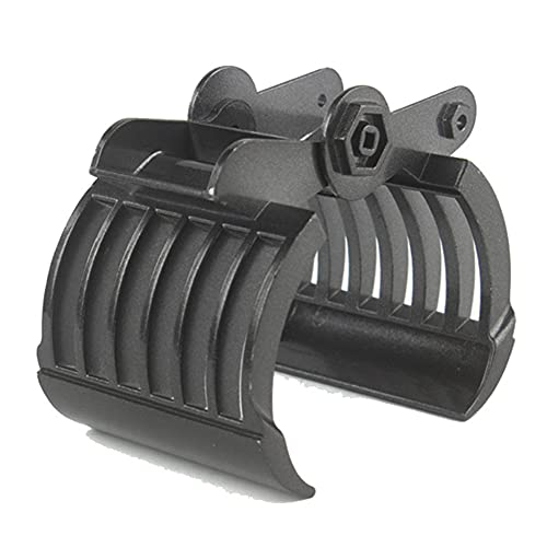 Torsten Metall 570 Simulation Klauengreifer Pickup Hand für 570 1570 Baggerspielzeug 1/14 16 Kanal RC Autoteile, Schwarz von Torsten