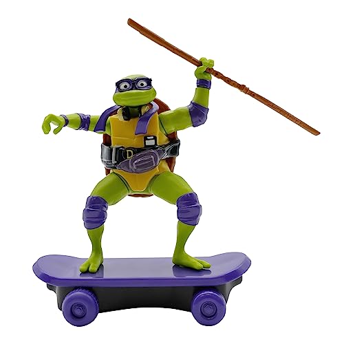 Teenage Mutant Ninja Turtles | Donatello Mutant Mayhem Skate Spielzeug | TMNT Actionfiguren Sewer Shredders, Geschenkspielzeug, Alter 3+ von TEENAGE MUTANT NINJA