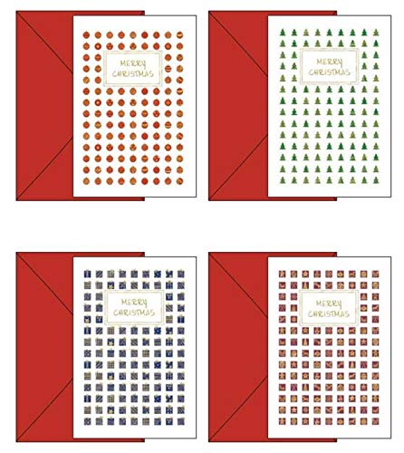Toscane 8009162338701 Künstliche Weihnachtskarten, bunt von Magicamente Carta