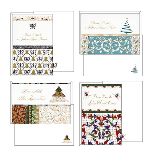 Toscane Carte Pregiate Weihnachtskarten, mehrsprachig, Weihnachten, Mehrfarbig, 8009162312336 Toscane Carte Pregiate Weihnachtskarten, mehrsprachig, Weihnachten, Mehrfarbig, 8009162312336 von Magicamente Carta