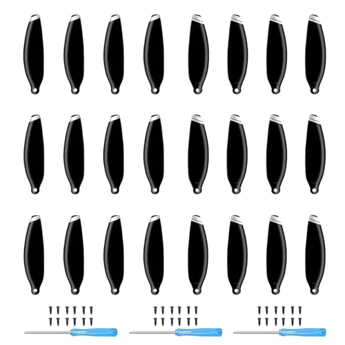 Tosiicop Propeller für DJI Mini 4K, Mini 2 SE, Mini 2, Mini SE 24Pcs Ersatzpropeller Blätter Geräuscharm 4726FM Luftschrauben Mini 2 SE Drohnenzubehör Exklusive Schrauben & Schraubendreher Silberne Tosiicop Propeller für DJI Mini 4K, Mini 2 SE, Mini 2, Mini SE 24Pcs Ersatzpropeller Blätter Geräuscharm 4726FM Luftschrauben Mini 2 SE Drohnenzubehör Exklusive Schrauben & Schraubendreher Silberne von Tosiicop
