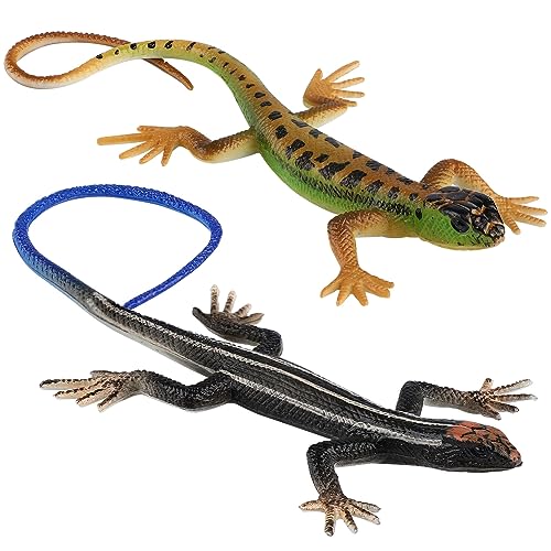 2 Stück Eidechse Spielzeug, Eidechse Gummi gefälschtes Eidechsenspielzeug, Modellspielzeug Actionfigur Bildung Wilde Lebenskreaturen für Geschenke 2 Stück Eidechse Spielzeug, Eidechse Gummi gefälschtes Eidechsenspielzeug, Modellspielzeug Actionfigur Bildung Wilde Lebenskreaturen für Geschenke von Totority
