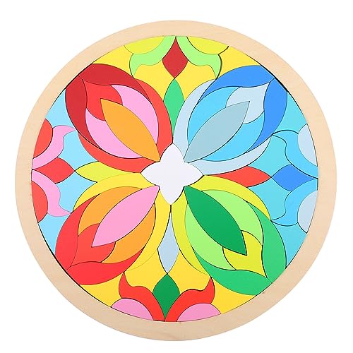 Holzbausteine 1Set Block Puzzle Kinder Lernspielzeug Holzpuzzles Kinder Holzpuzzles Montessori Regenbogen Holzform Puzzles Mandala Holzpuzzles Holzbaustein Spielzeug Baby Holzbausteine 1Set Block Puzzle Kinder Lernspielzeug Holzpuzzles Kinder Holzpuzzles Montessori Regenbogen Holzform Puzzles Mandala Holzpuzzles Holzbaustein Spielzeug Baby von Totority