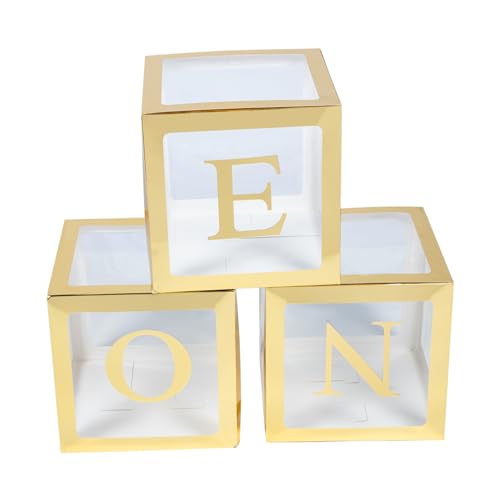 Totority 1 Satz Babyballonboxen mit Buchstaben für Babygeburtstagsfeier Teiliges Gold Dekoration für Shower und Partys Totority 1 Satz Babyballonboxen mit Buchstaben für Babygeburtstagsfeier Teiliges Gold Dekoration für Shower und Partys von Totority