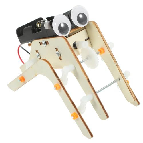 Totority 1 Satz DIY Holz Spider Roboter Bausatz Wissenschaftliches Experimentierspielzeug für Fördert Kreativität und für Stem Projekte und Lernen von Totority